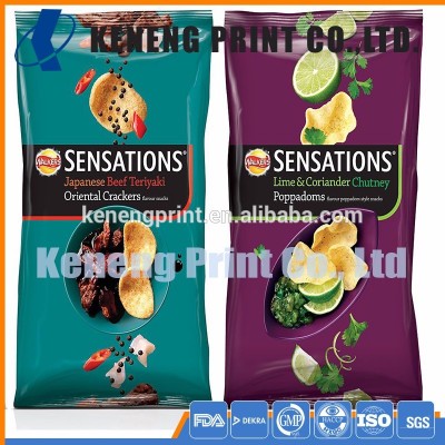 Customized Attractive Gravure Printing Chips Bags